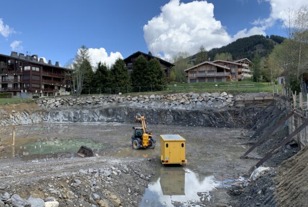 Megève (74) – Paroi berlinoise forée