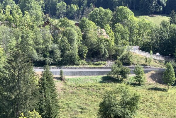 Serraval (74) – Paroi clouée définitive pour reprise de glissement de terrain